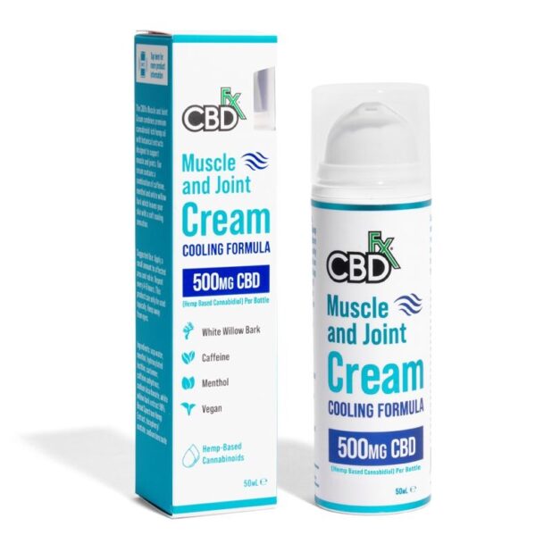 CBDfx Muscle & Joint Cream 500mg 50ml Nature Creations CBD and healthcare store