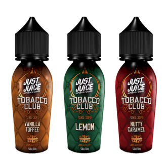 Just Juice TOBACCO CLUB 50ml Shortfill Nature Creations CBD and healthcare store