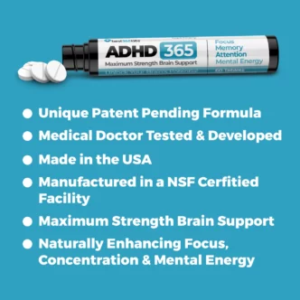 ADHD Best 365 Labs Maximum Strength Methylene Blue - 60 Tablets