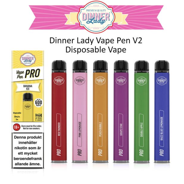 DinnerLady vape Pen Pro disposable engangs vape 20mg