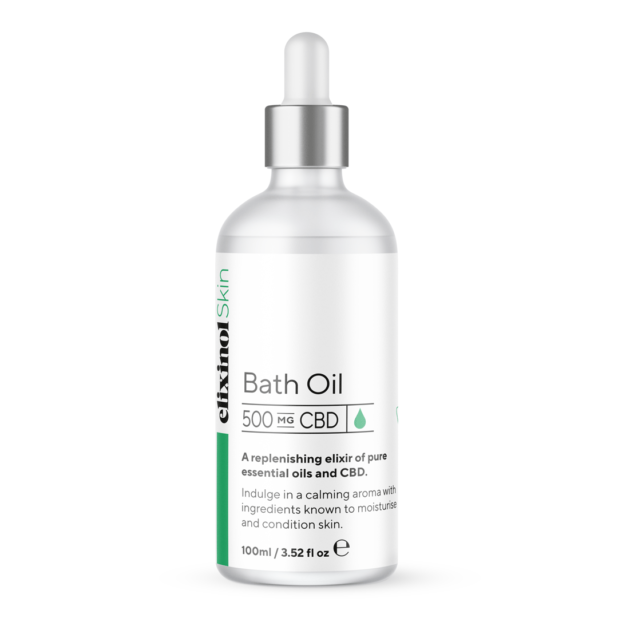 Elixinol Skin 500mg CBD Bath Oil – 100ml Nature Creations CBD and healthcare store