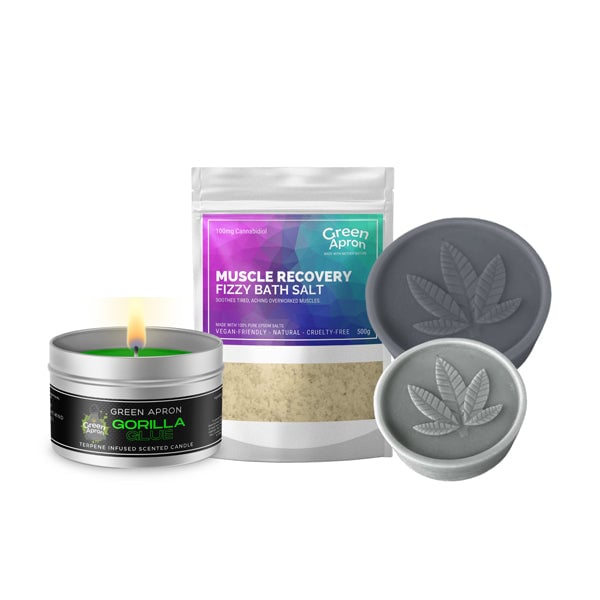 Green Apron Muscle Recovery Giftset Nature Creations CBD and healthcare store