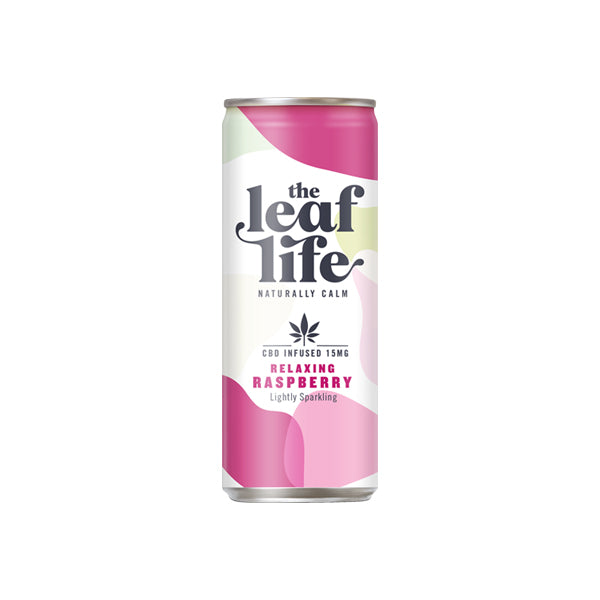 Leaf Life 15mg CBD Raspberry & Lemon Soft Drink 250ml Nature Creations CBD and healthcare store