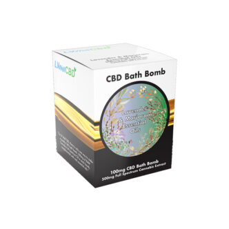 LVWell CBD 100mg CBD Bath Bomb – Lavender and Marjoram Nature Creations CBD and healthcare store