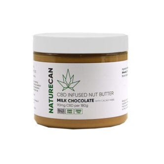 Naturecan 90mg CBD 180g Nut Butter Milk Chocolate with Cacao Nibs Nature Creations CBD and healthcare store