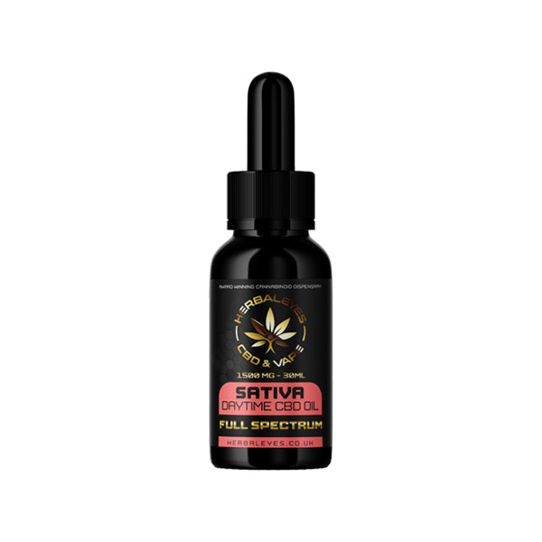 Herbaleyes 1500mg Full Spectrum CBD Sativa Oil – 30ml Nature Creations CBD and healthcare store