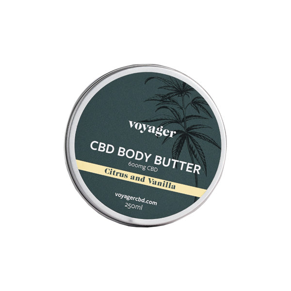 Voyager 600mg CBD Body Butter – 250ml Nature Creations CBD and healthcare store