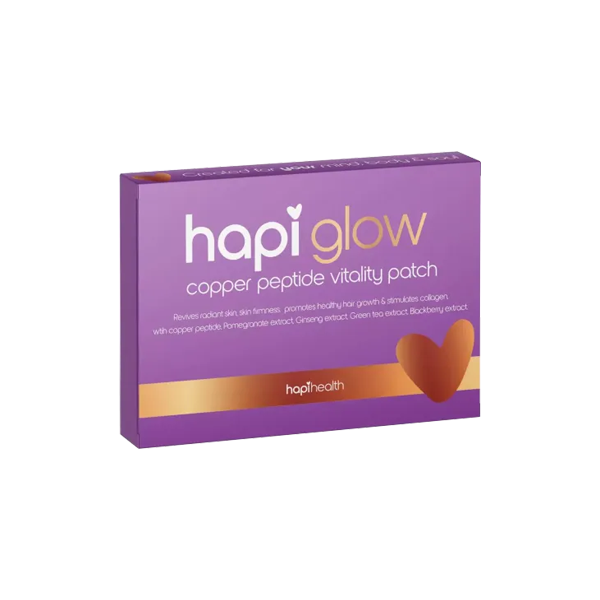 Hapi Glow Copper Peptide Vitality Patches – 30 Patches Nature Creations CBD and healthcare store