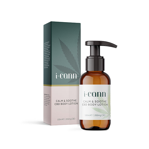i-Cann Calm & Soothe: 200mg CBD Body Lotion – 100ml Nature Creations CBD and healthcare store