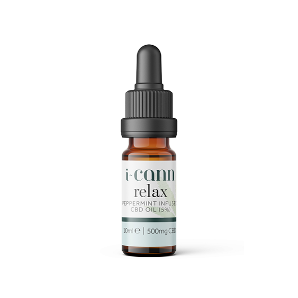i-Cann Relax 5% Peppermint Infused CBD Oil – 10ml Nature Creations CBD and healthcare store