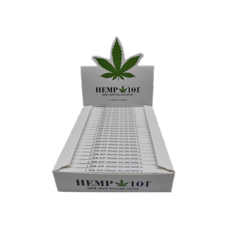 Hemp 101 King Size 100% Hemp Slim Rolling Papers Classic White Nature Creations CBD and healthcare store