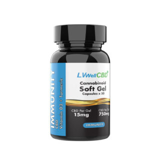 LVWell CBD 750mg CBD Soft Gel Capsules Immunity – 50 Caps Nature Creations CBD and healthcare store