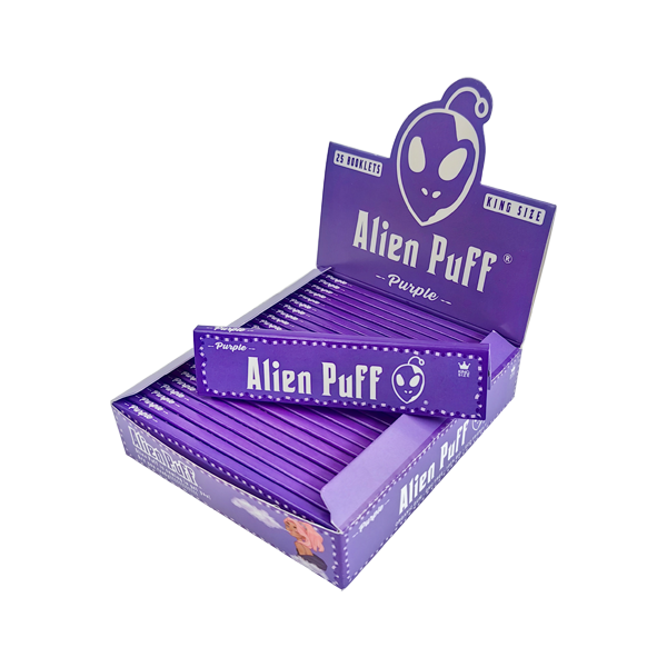 33 Alien Puff King Size Purple Rolling Papers Nature Creations CBD and healthcare store