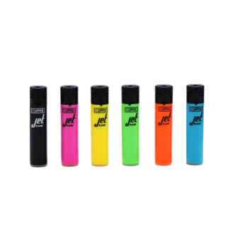 24 Clipper CKJ11RH Classic Large Electronic Jet Flame Shiny Colours Lighters – CKJ1B002UKH Nature Creations CBD and healthcare store