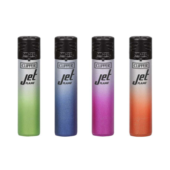 24 CKJ11RH Clipper Electronic Jet Flame Silver Gradient Lighters – CKJ2B013UKH Nature Creations CBD and healthcare store