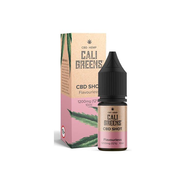 Cali Greens 1200mg CBD Flavourless Shot 10ml Nature Creations CBD and healthcare store