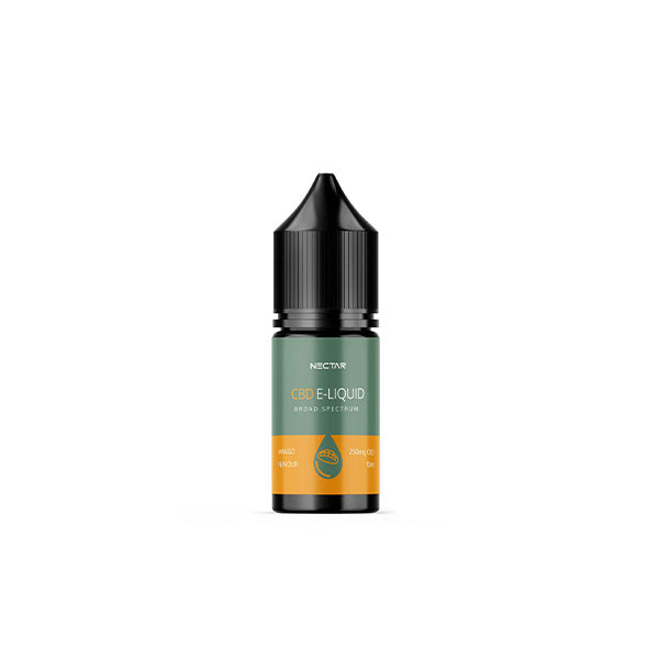 Nectar Mango 2.5% 250mg Broad Spectrum CBD Vape Oil – 10ml Nature Creations CBD and healthcare store