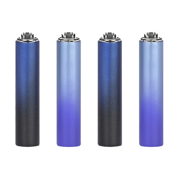 30 Clipper FCP22RH Classic Micro Blue Gradient Shiny Lighters Nature Creations CBD and healthcare store