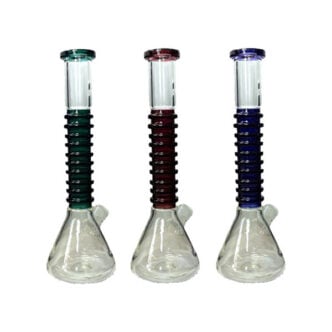 14″ Large Percolator Beaker Base Glass Bong – GB002 Nature Creations CBD and healthcare store
