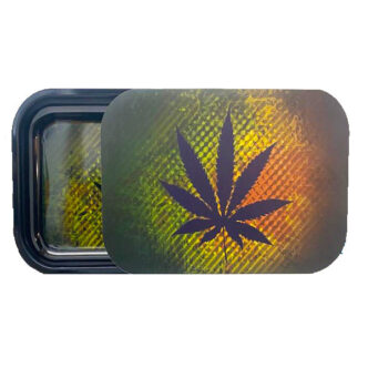 Large Mixed Design Magnetic Metal Rolling Trays with Lid Nature Creations CBD and healthcare store