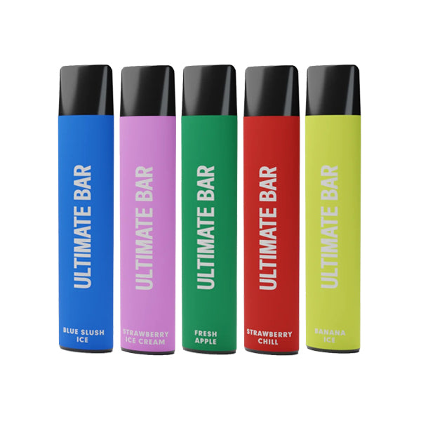 20mg Ultimate Bar Disposable Nic Salt Pod 575 Puffs Nature Creations CBD and healthcare store