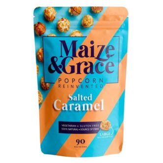 Maize & Grace Salted Caramel Popcorn 72g Suitable for vegetariansSuitable for vegetarians