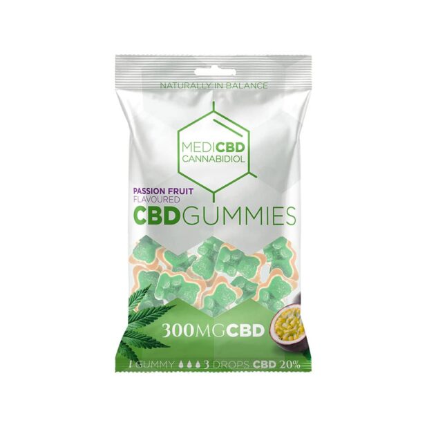 MEDICBD PASSION FRUIT CBD GUMMY BEARS 300MG Nature Creations CBD and healthcare store