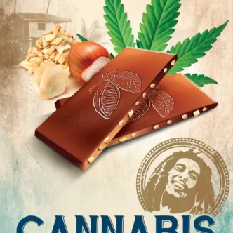 Multitrance Bob Marley Cannabis Milk Chocolate with Hazelnuts