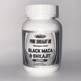 Main Health Benefits: * Relieves Stress & Anxiety * Increases Muscle & Strength * Boosts Fertility & Testosterone * Supports Heart Health * Improves Performance * Sharpens Focus & Memory Pure Shilajit UK Extract Capsules - Black Maca & Shilajit.
