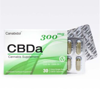 Canabidol CBDa Cannabis Supplement Capsules Nature Creations CBD and healthcare store