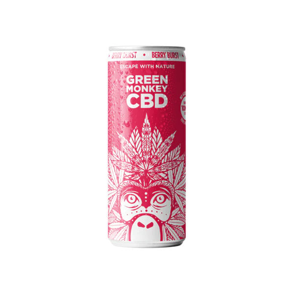 green monkey cbd berry drink