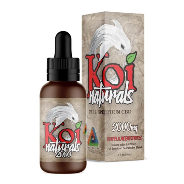 koi naturals strawberry cbd oil 2000mg