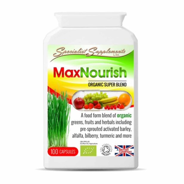Specialist Supplements MaxNourish Organic Capsules Nature Creations CBD and healthcare store