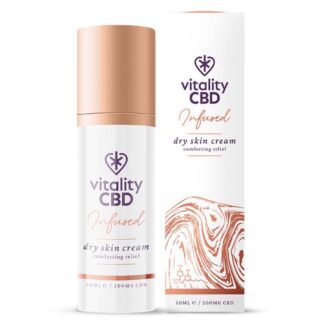 Vitality CBD Infused Dry Skin Cream Nature Creations CBD and healthcare store