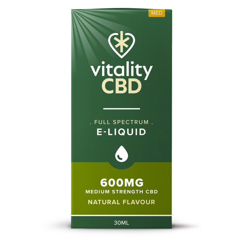 vitality cbd e liquid natural 600