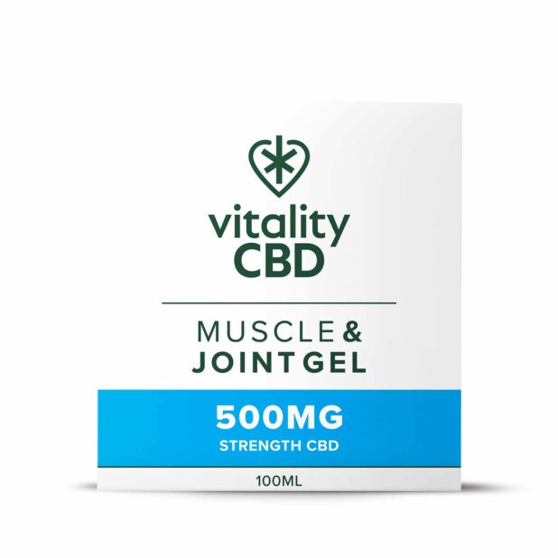 vitality cbd muscle joint gel 500mg 100ml